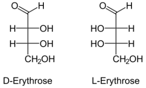 D- and L- configuration of monosaccharides image